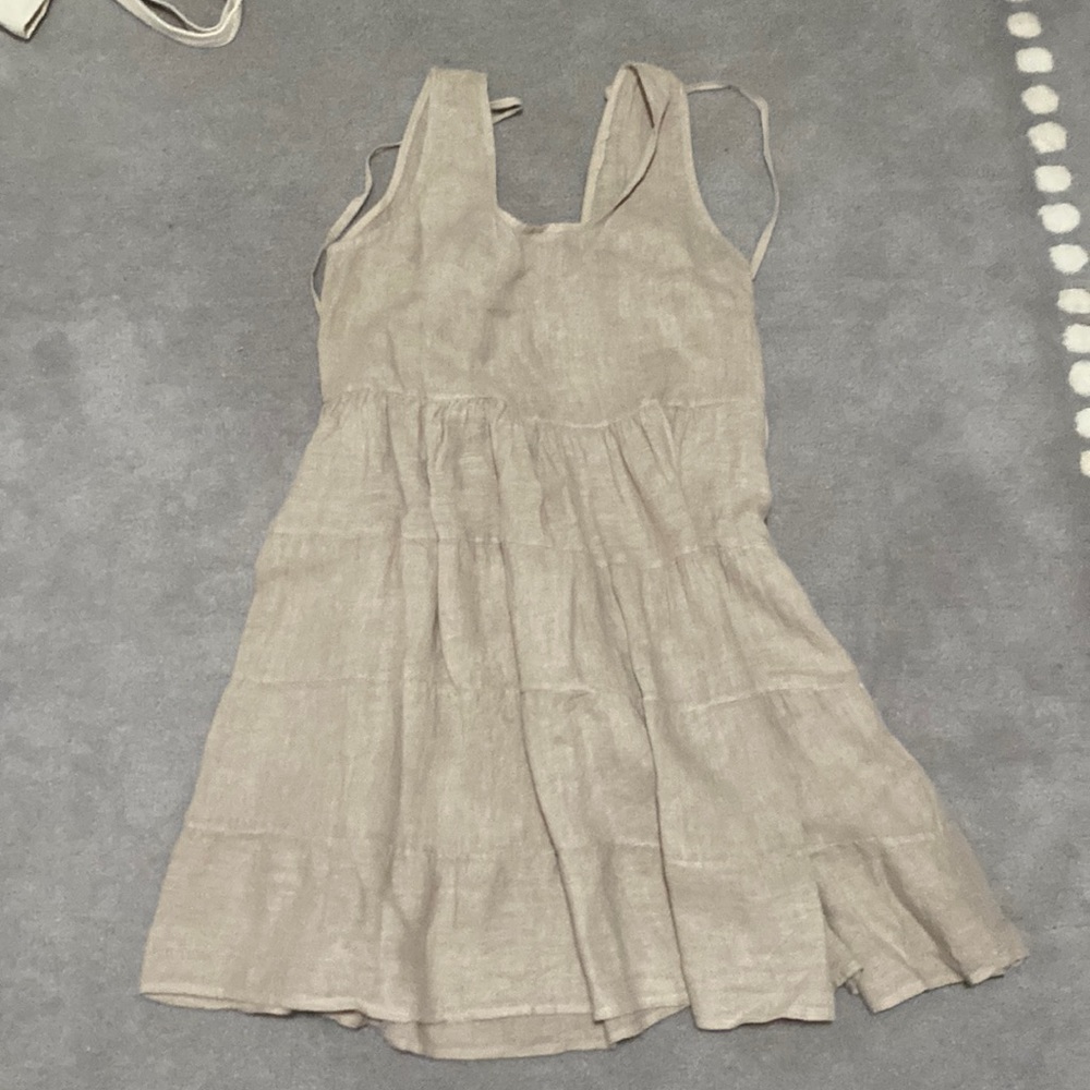 Tan beach coverup